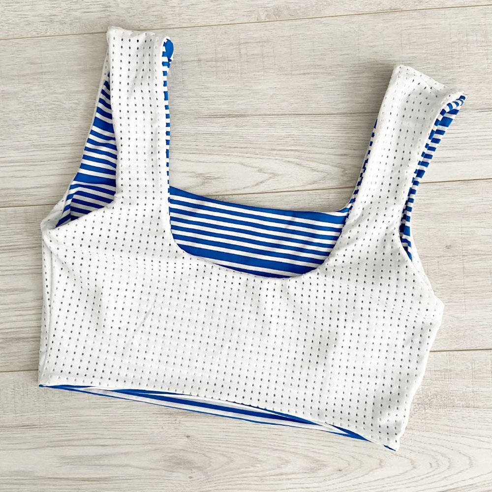 ๐บSOLD๐บ Nike | Reversible Sport Mesh Midkini Top - Picture 5 of 7